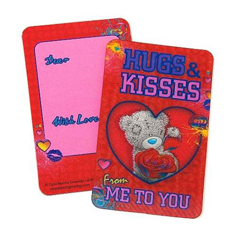3D Hugs & Kisses Me to You Bear Message Card £1.25